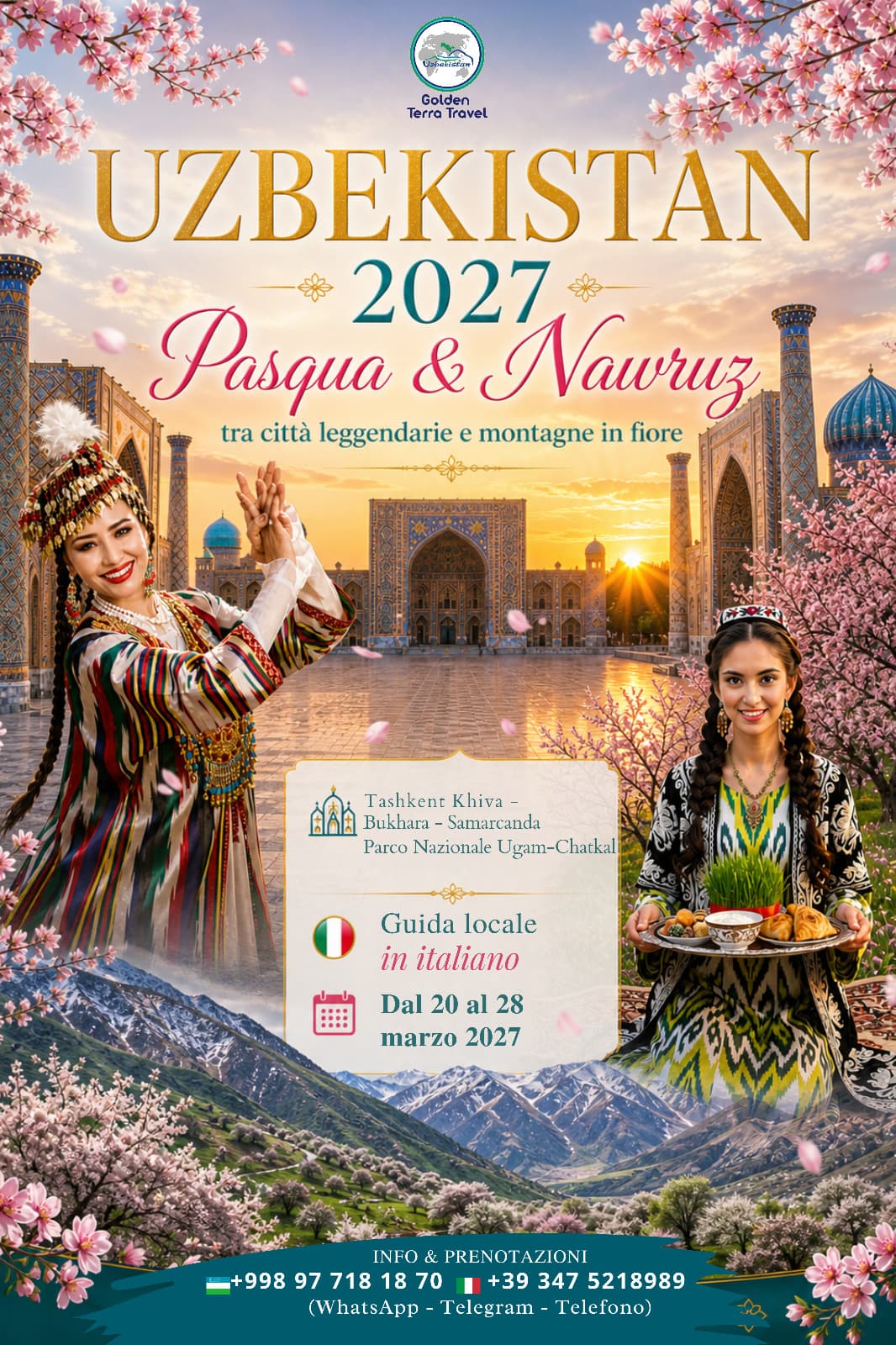 Pasqua & Navruz in Uzbekistan 2027